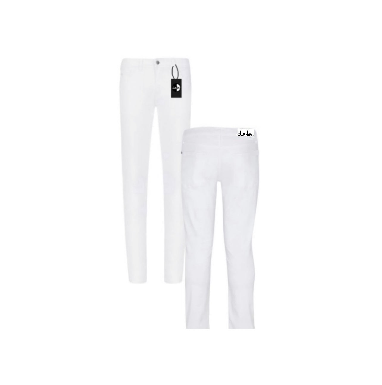 WHITE SKINNY DENIM